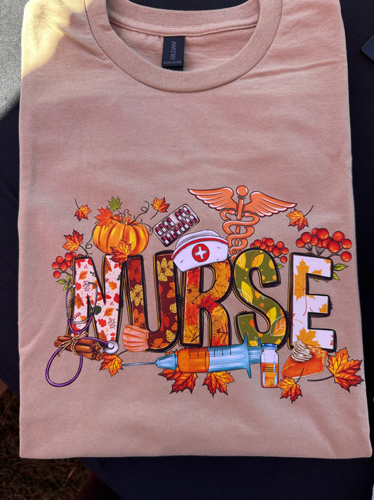 Nurse Fall t-shirt