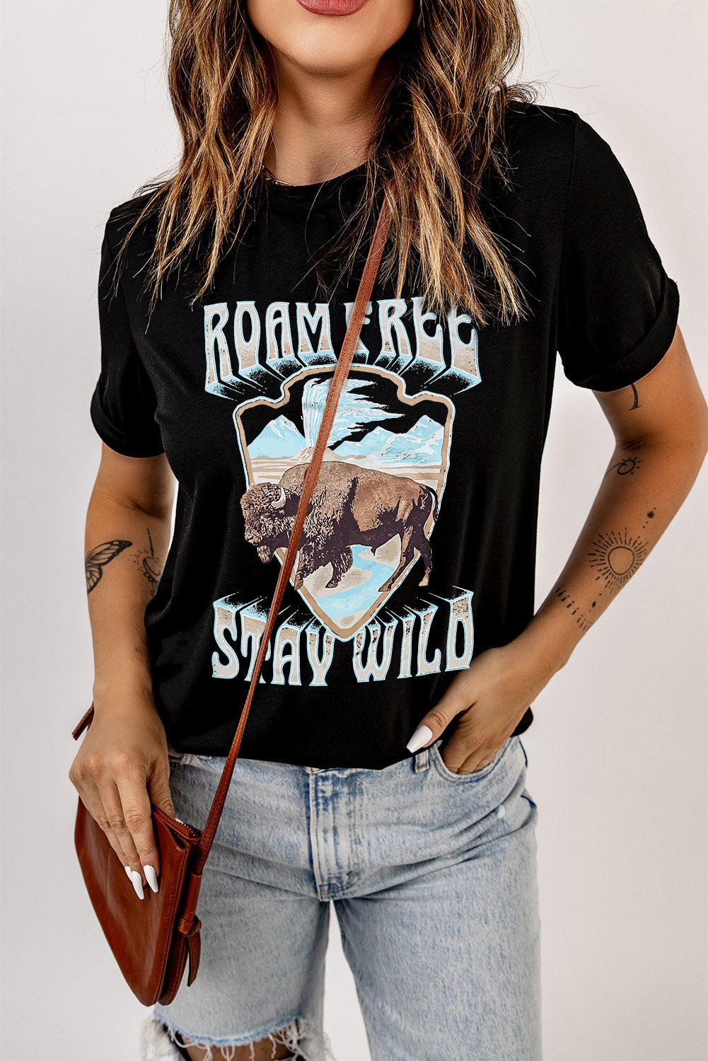 ROAM FREE STAY WILD Graphic Tee